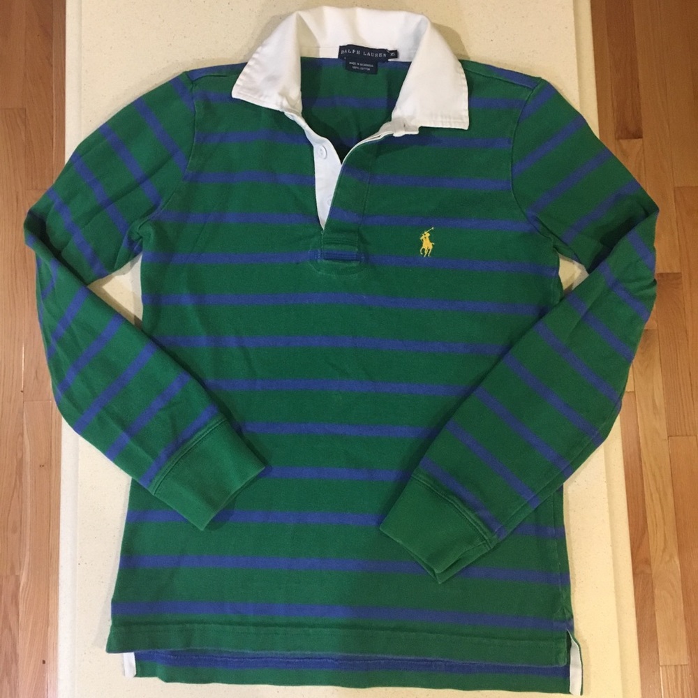 Ralph Lauren Iconic Classic Rugby Long Sleeve Polo